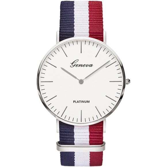 Women's Fashion nylon stripe band quartz Watch… - Picture 4 of 7